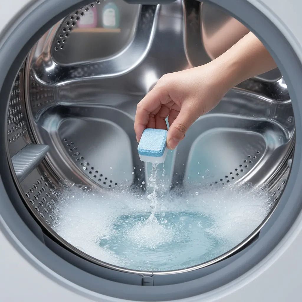 Capitán Caly™ Pack 12 Pastillas Limpiadoras PREMIUM para Lavarropas