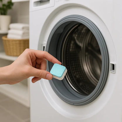 Capitán Caly™ Pack 12 Pastillas Limpiadoras PREMIUM para Lavarropas